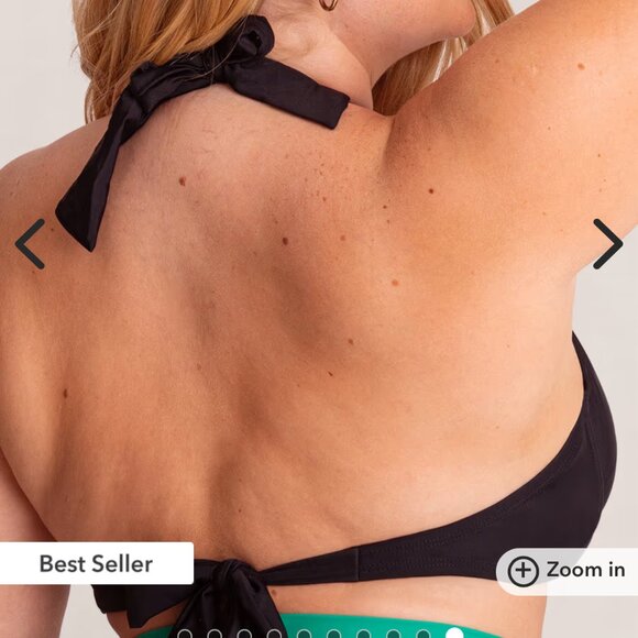 Shapermint Essentials Full Coverage Halter Bikini Top [A3-20] - Picture 2 of 7